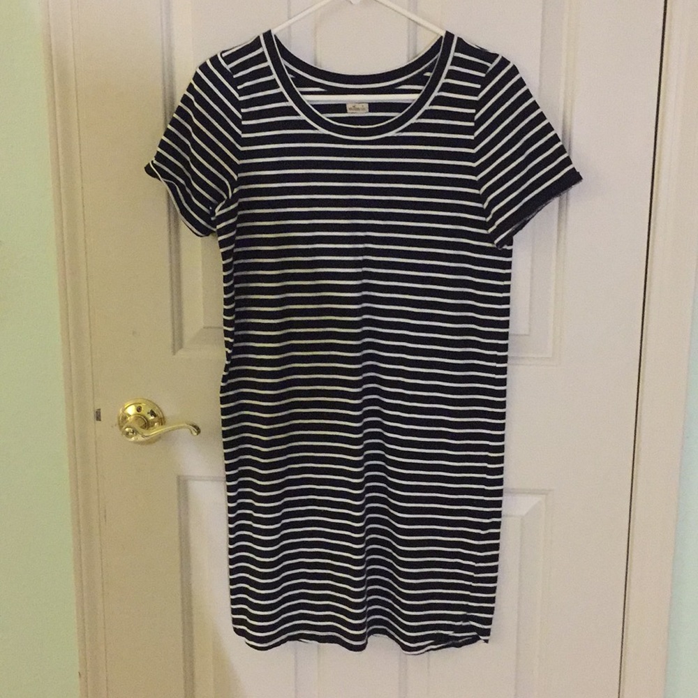 Striped t-shirt dress